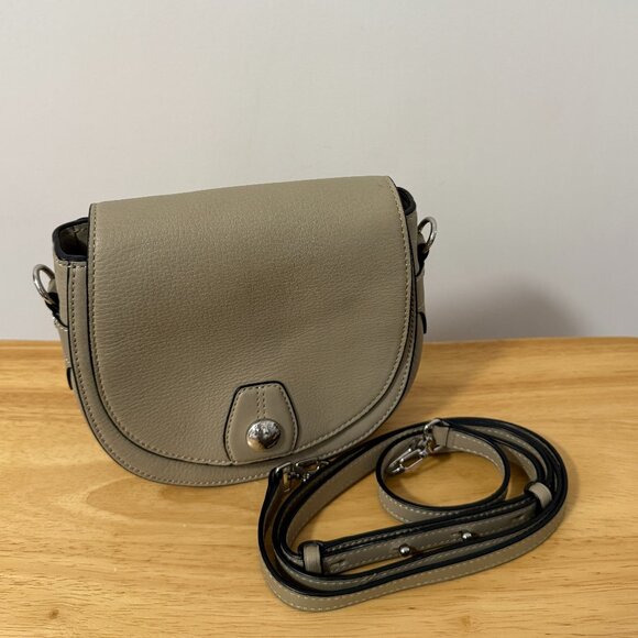 Rag & Bone Mini Flight Saddle Bag in colour clay - Picture 8 of 9